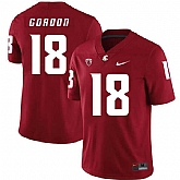 Washington State Cougars 18 Anthony Gordon Red College Football Jersey Dzhi,baseball caps,new era cap wholesale,wholesale hats